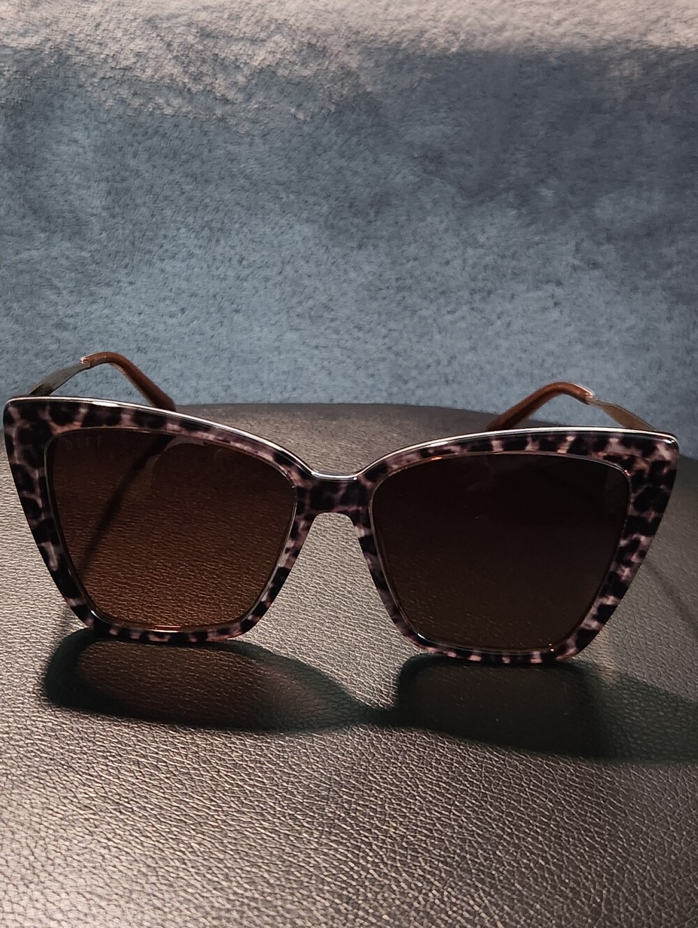 Women's Tortoiseshell Square Sunglasses - Brown Lenses